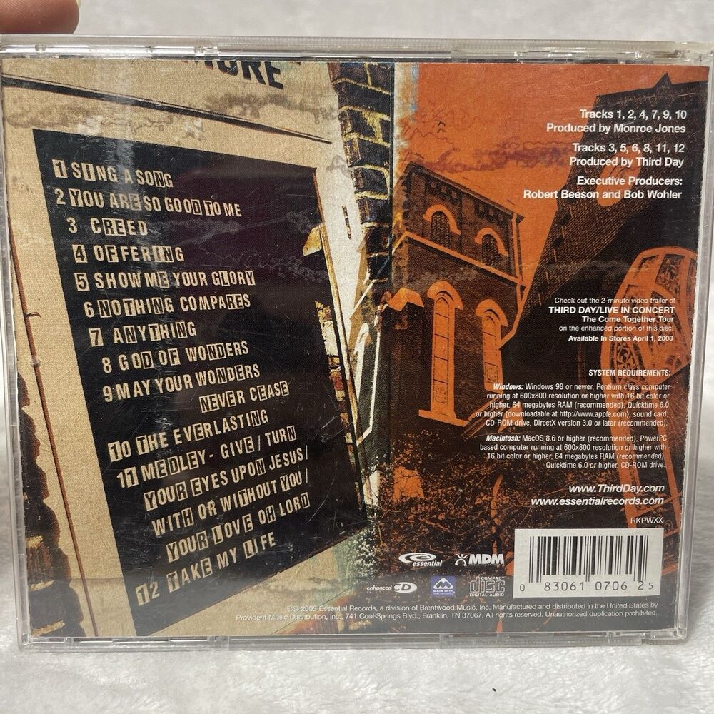 Third Day CD Bundle Lot Of 3 Third Day Wire ,Revelations, Offerings II - Picture 8 of 10